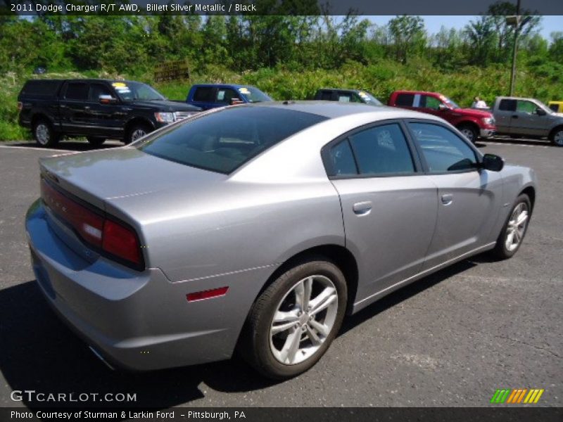 Billett Silver Metallic / Black 2011 Dodge Charger R/T AWD