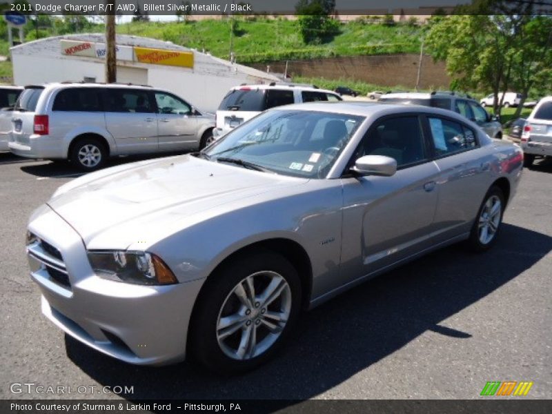 Billett Silver Metallic / Black 2011 Dodge Charger R/T AWD