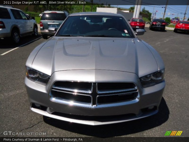 Billett Silver Metallic / Black 2011 Dodge Charger R/T AWD