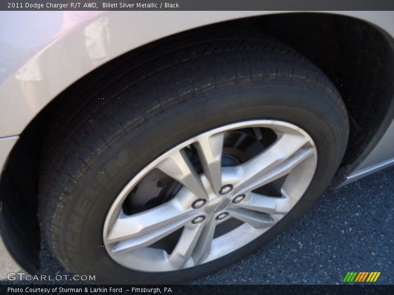 Billett Silver Metallic / Black 2011 Dodge Charger R/T AWD
