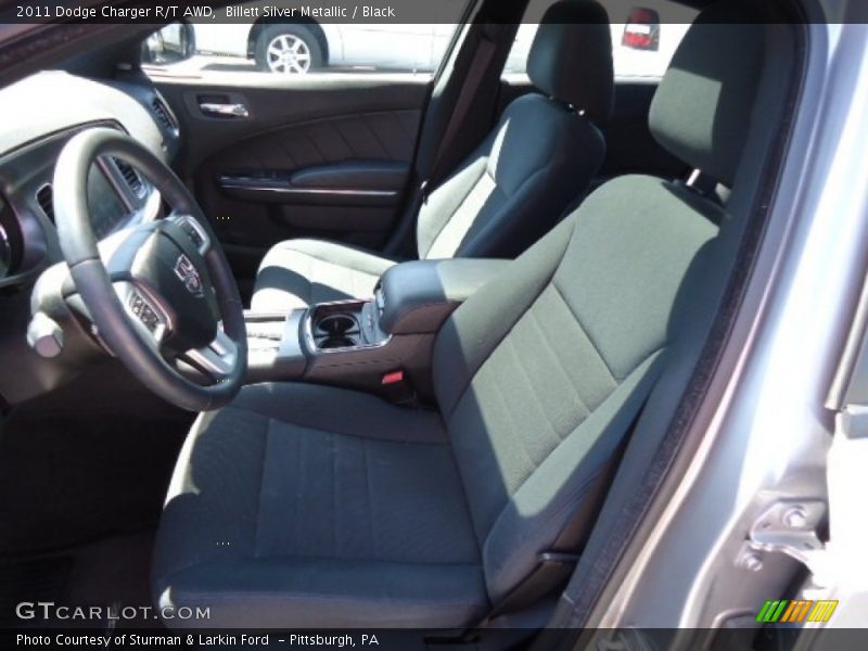 Billett Silver Metallic / Black 2011 Dodge Charger R/T AWD