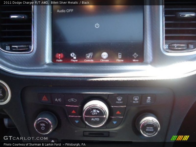 Billett Silver Metallic / Black 2011 Dodge Charger R/T AWD