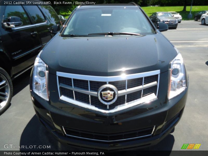 Black Raven / Ebony/Ebony 2012 Cadillac SRX Luxury AWD