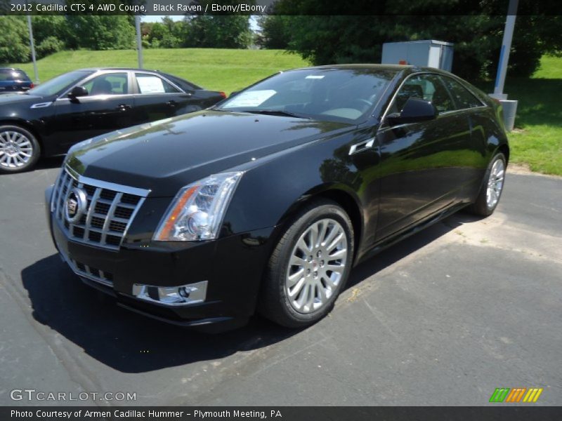 Front 3/4 View of 2012 CTS 4 AWD Coupe