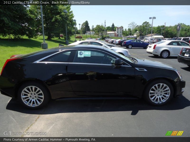 Black Raven / Ebony/Ebony 2012 Cadillac CTS 4 AWD Coupe