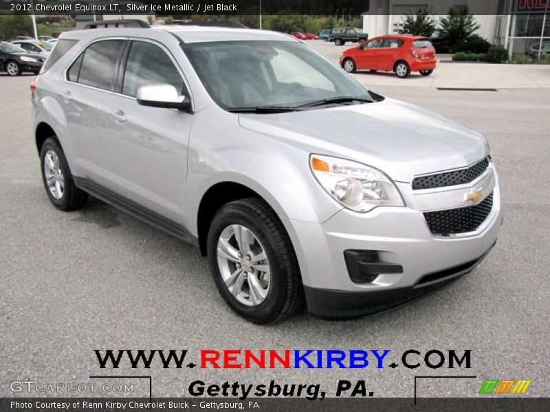 Silver Ice Metallic / Jet Black 2012 Chevrolet Equinox LT