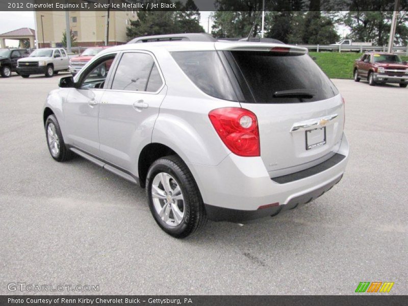 Silver Ice Metallic / Jet Black 2012 Chevrolet Equinox LT