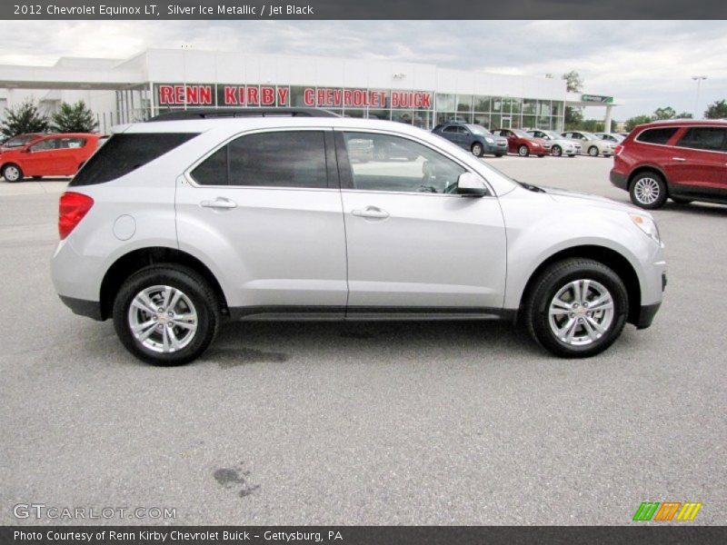 Silver Ice Metallic / Jet Black 2012 Chevrolet Equinox LT