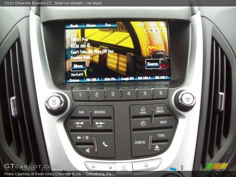 Silver Ice Metallic / Jet Black 2012 Chevrolet Equinox LT