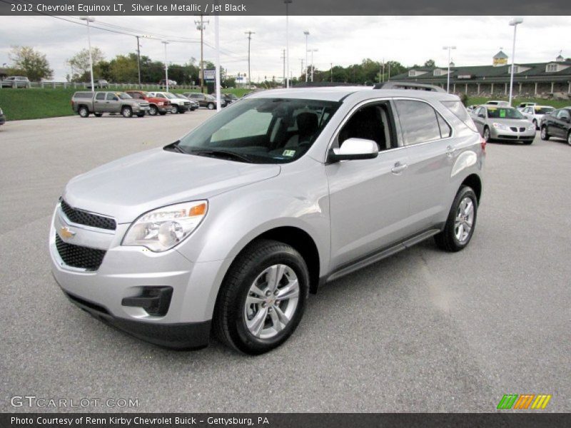 Silver Ice Metallic / Jet Black 2012 Chevrolet Equinox LT