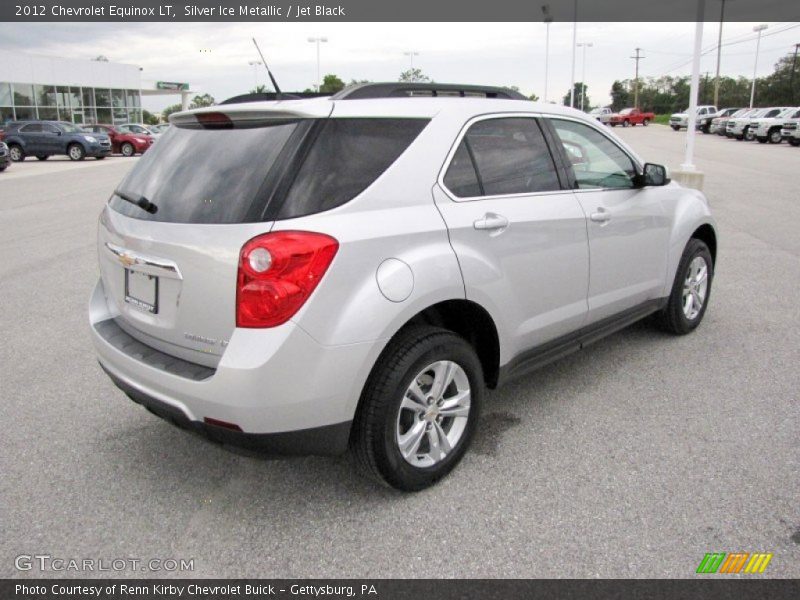 Silver Ice Metallic / Jet Black 2012 Chevrolet Equinox LT