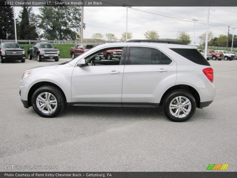 Silver Ice Metallic / Jet Black 2012 Chevrolet Equinox LT