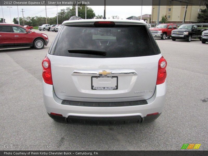 Silver Ice Metallic / Jet Black 2012 Chevrolet Equinox LT