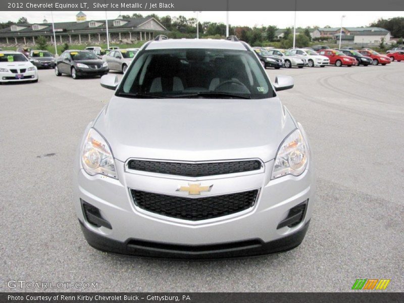 Silver Ice Metallic / Jet Black 2012 Chevrolet Equinox LT