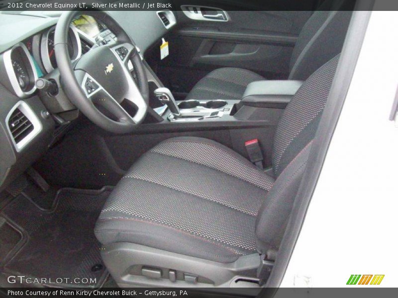 Silver Ice Metallic / Jet Black 2012 Chevrolet Equinox LT