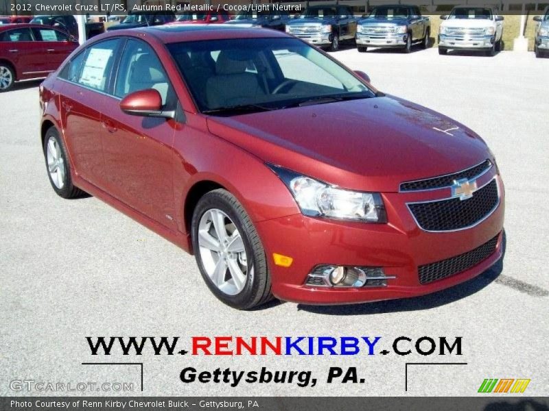 Autumn Red Metallic / Cocoa/Light Neutral 2012 Chevrolet Cruze LT/RS