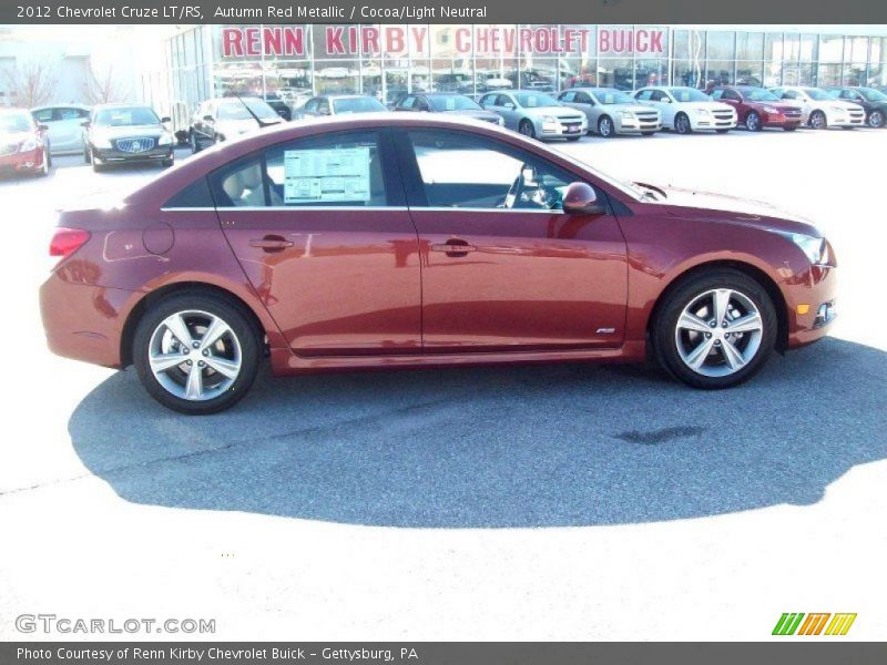 Autumn Red Metallic / Cocoa/Light Neutral 2012 Chevrolet Cruze LT/RS