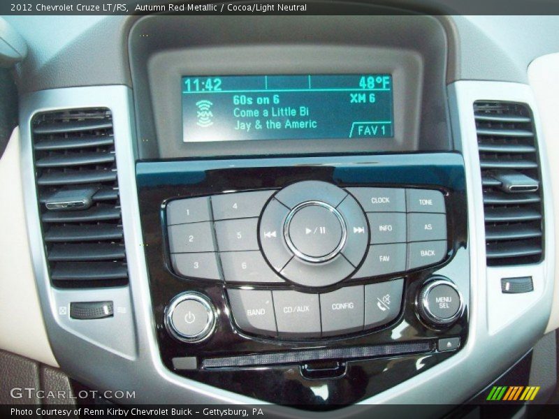 Autumn Red Metallic / Cocoa/Light Neutral 2012 Chevrolet Cruze LT/RS