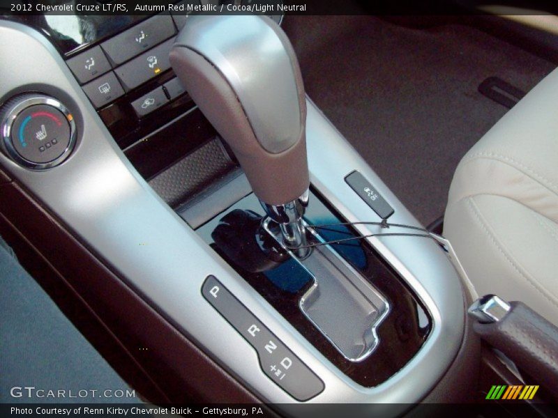 Autumn Red Metallic / Cocoa/Light Neutral 2012 Chevrolet Cruze LT/RS