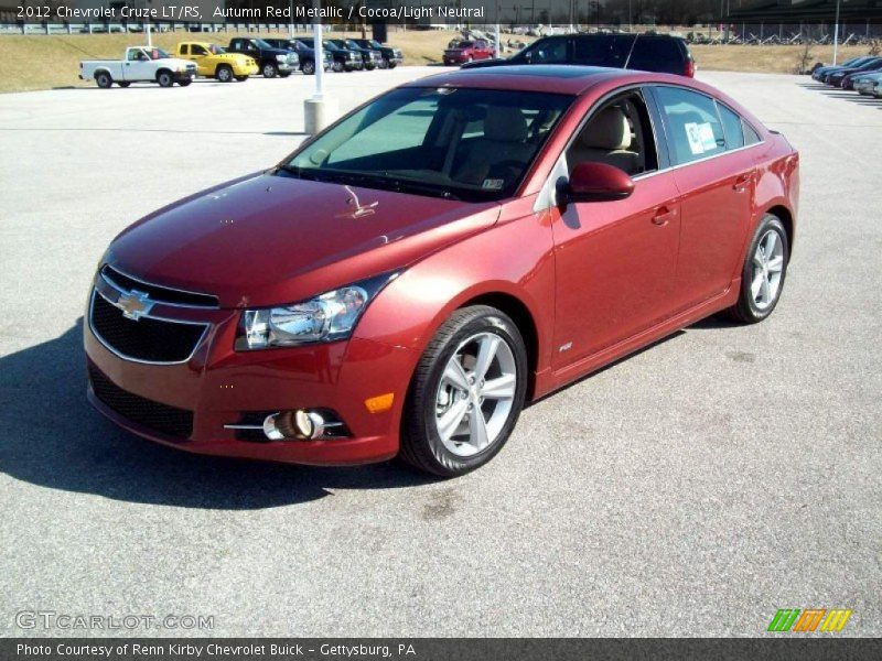 Autumn Red Metallic / Cocoa/Light Neutral 2012 Chevrolet Cruze LT/RS