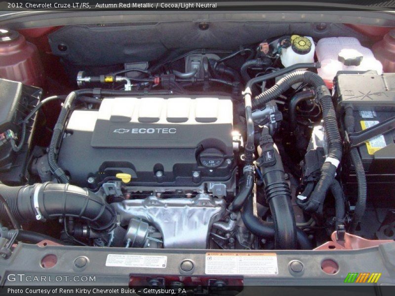 Autumn Red Metallic / Cocoa/Light Neutral 2012 Chevrolet Cruze LT/RS
