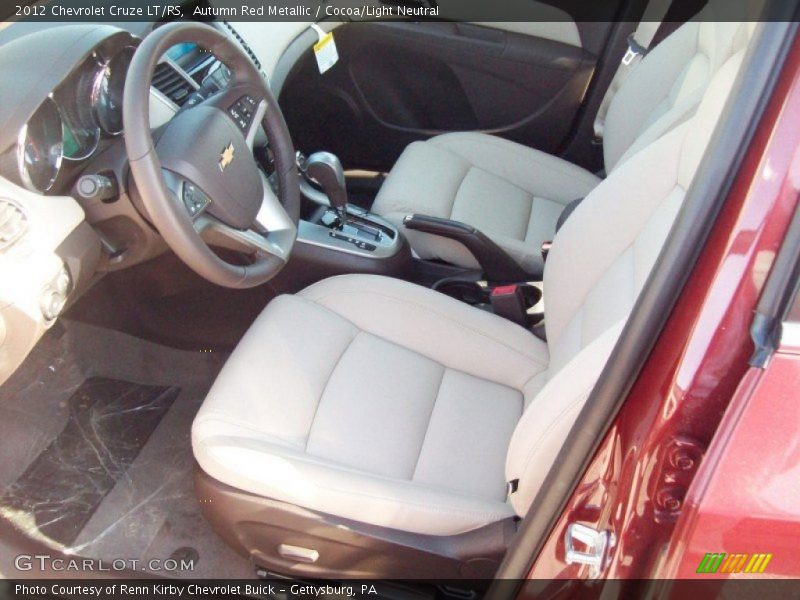 Autumn Red Metallic / Cocoa/Light Neutral 2012 Chevrolet Cruze LT/RS