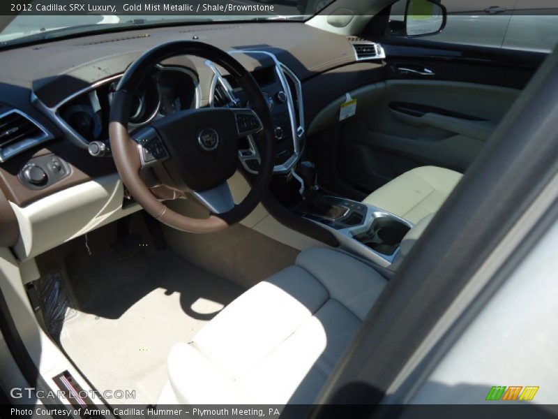 Gold Mist Metallic / Shale/Brownstone 2012 Cadillac SRX Luxury