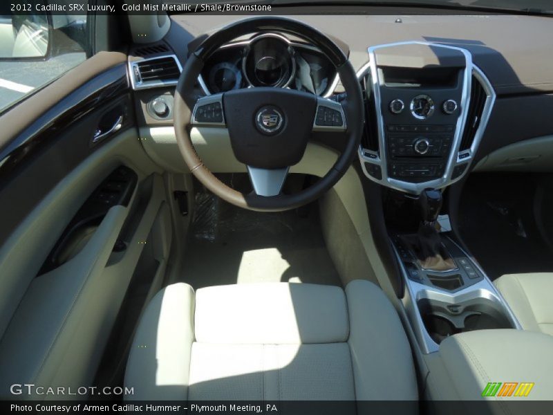 Gold Mist Metallic / Shale/Brownstone 2012 Cadillac SRX Luxury