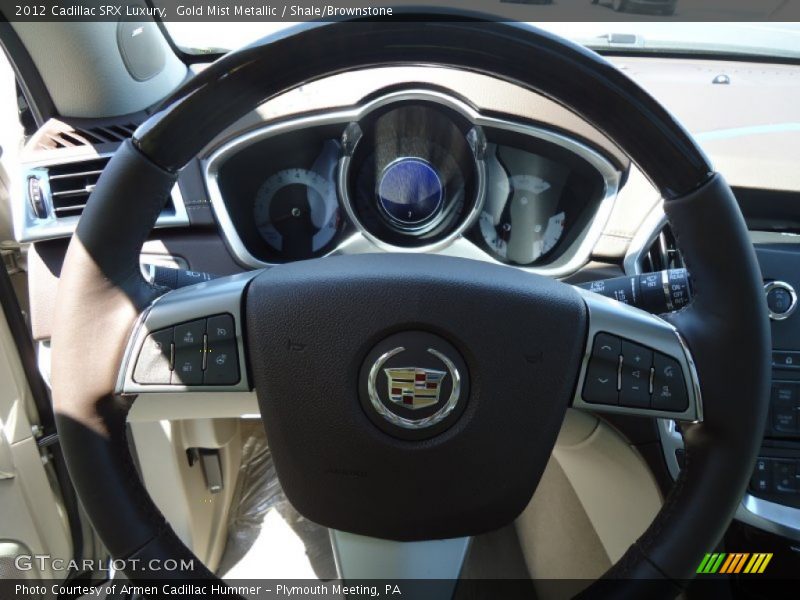 Gold Mist Metallic / Shale/Brownstone 2012 Cadillac SRX Luxury