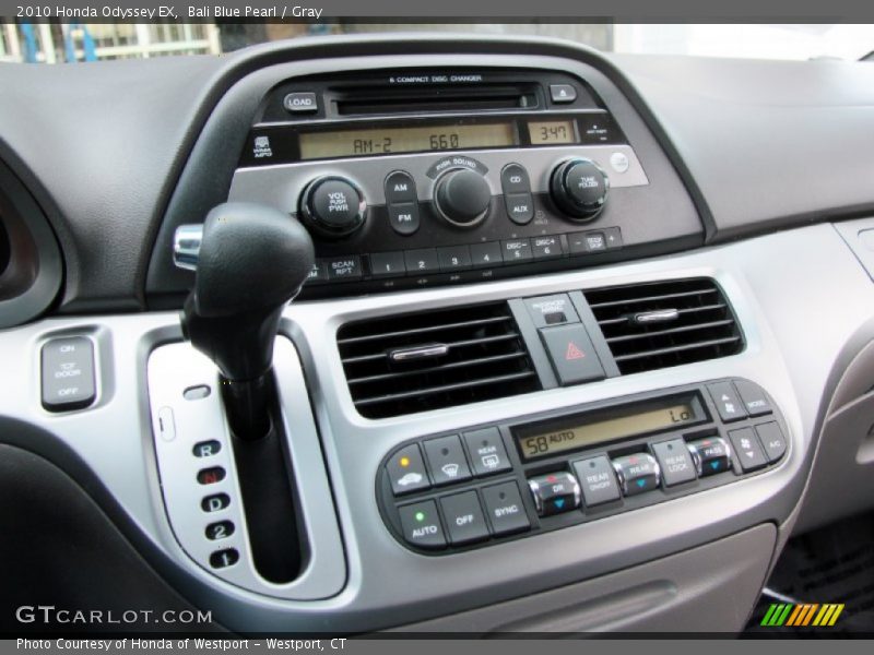 Bali Blue Pearl / Gray 2010 Honda Odyssey EX