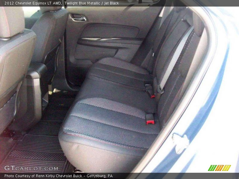 Twilight Blue Metallic / Jet Black 2012 Chevrolet Equinox LT AWD
