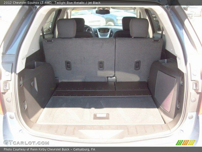 Twilight Blue Metallic / Jet Black 2012 Chevrolet Equinox LT AWD
