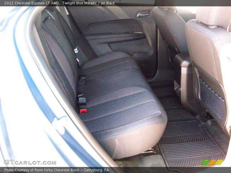 Twilight Blue Metallic / Jet Black 2012 Chevrolet Equinox LT AWD
