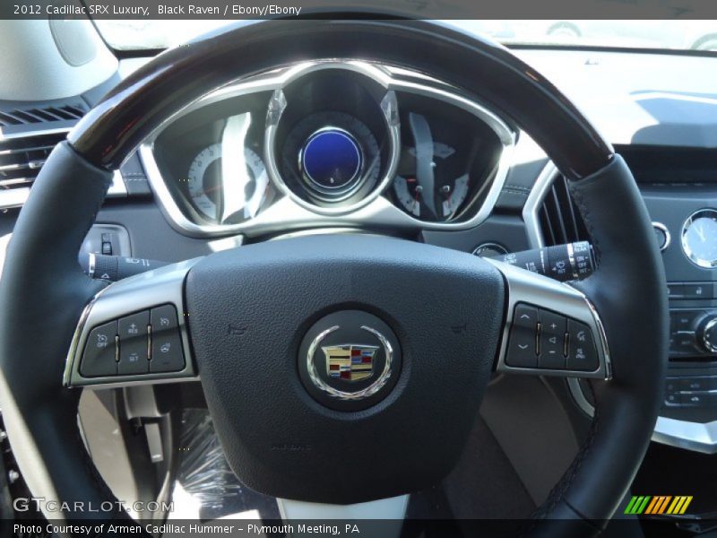 Black Raven / Ebony/Ebony 2012 Cadillac SRX Luxury