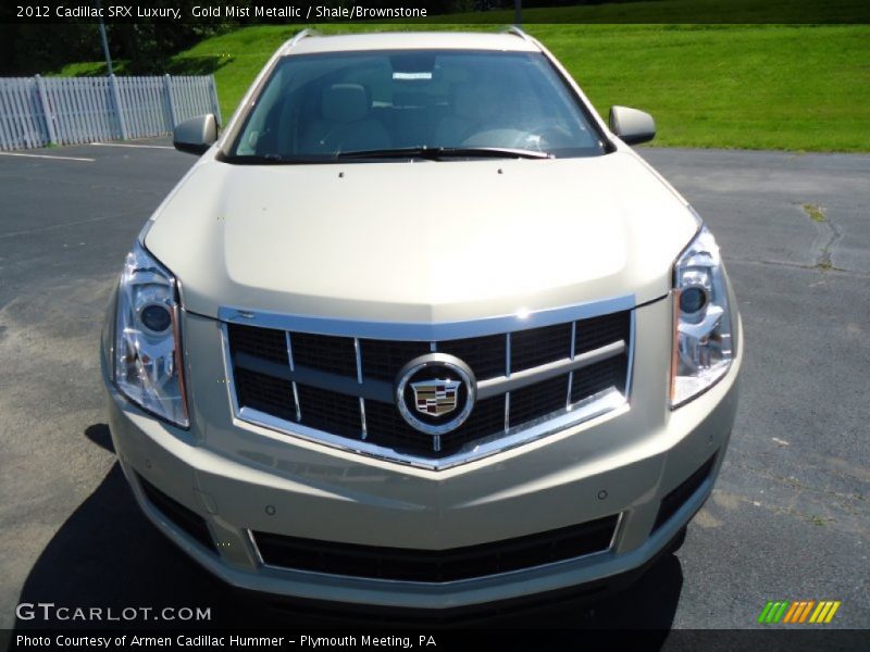 Gold Mist Metallic / Shale/Brownstone 2012 Cadillac SRX Luxury