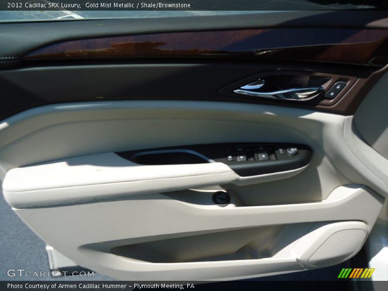 Gold Mist Metallic / Shale/Brownstone 2012 Cadillac SRX Luxury