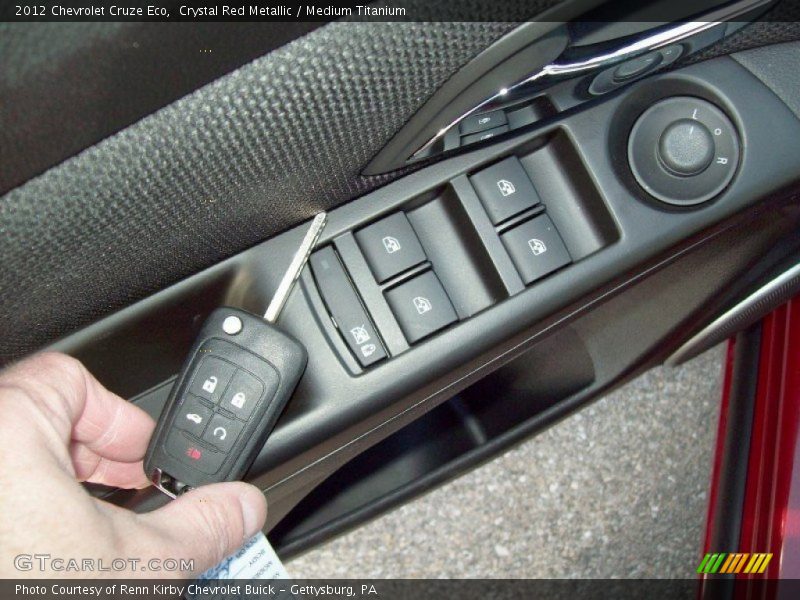 Crystal Red Metallic / Medium Titanium 2012 Chevrolet Cruze Eco