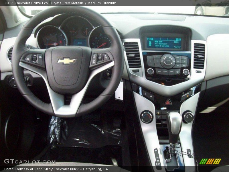 Crystal Red Metallic / Medium Titanium 2012 Chevrolet Cruze Eco