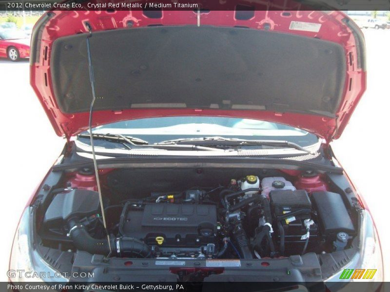 Crystal Red Metallic / Medium Titanium 2012 Chevrolet Cruze Eco