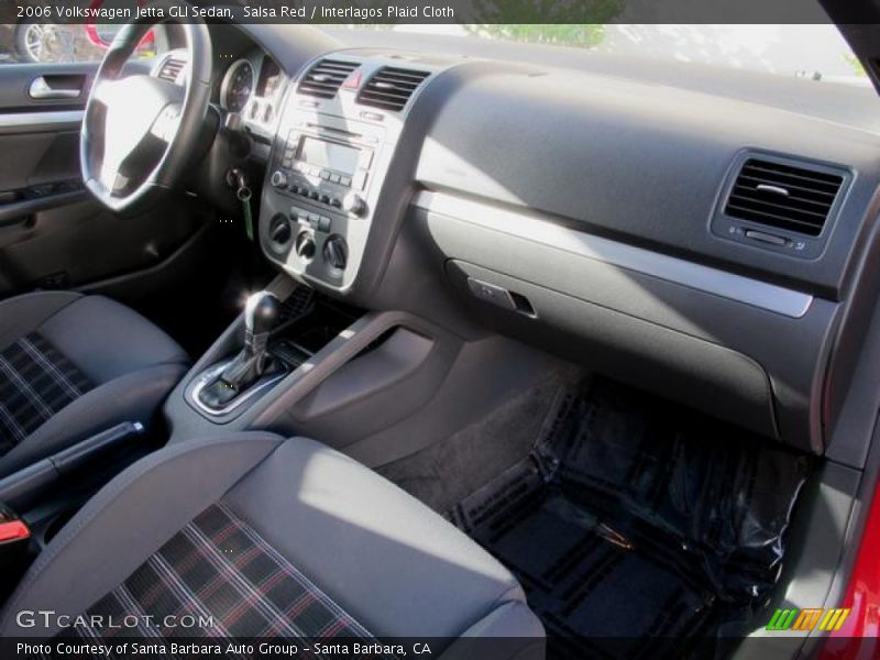 Salsa Red / Interlagos Plaid Cloth 2006 Volkswagen Jetta GLI Sedan