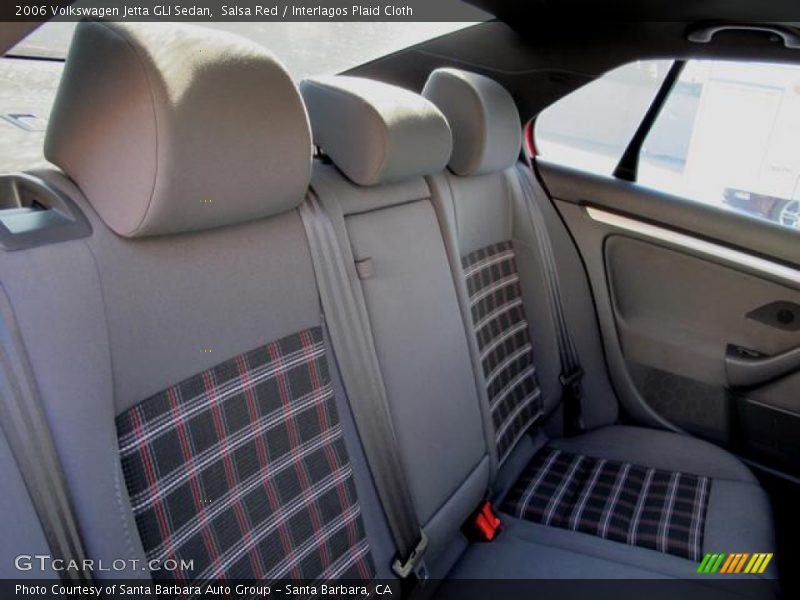 Salsa Red / Interlagos Plaid Cloth 2006 Volkswagen Jetta GLI Sedan