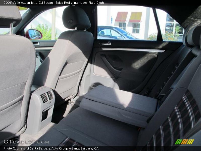 Salsa Red / Interlagos Plaid Cloth 2006 Volkswagen Jetta GLI Sedan