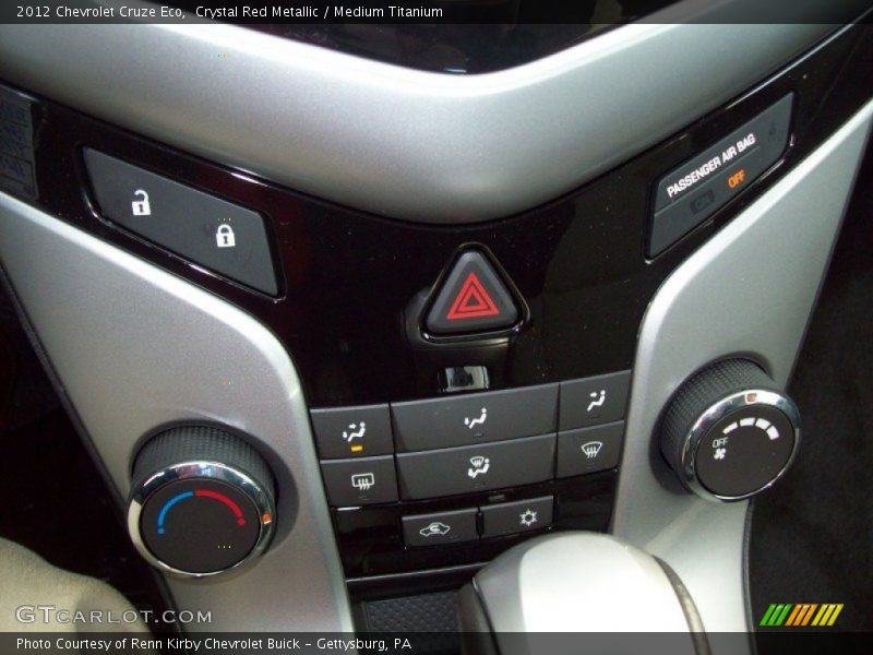 Crystal Red Metallic / Medium Titanium 2012 Chevrolet Cruze Eco