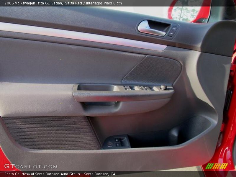 Salsa Red / Interlagos Plaid Cloth 2006 Volkswagen Jetta GLI Sedan
