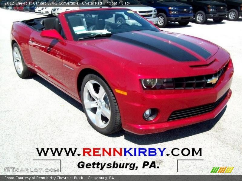 Crystal Red Tintcoat / Black 2012 Chevrolet Camaro SS/RS Convertible