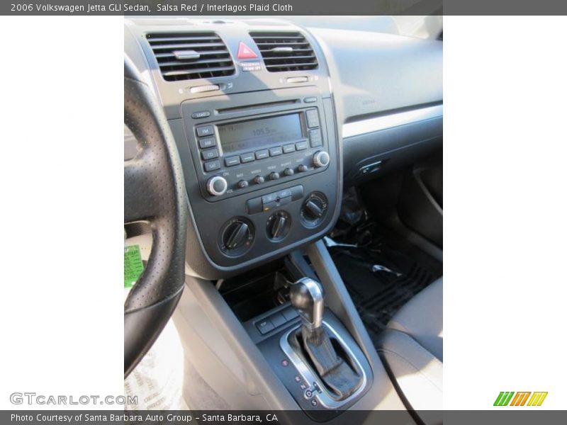 Salsa Red / Interlagos Plaid Cloth 2006 Volkswagen Jetta GLI Sedan