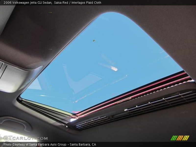Salsa Red / Interlagos Plaid Cloth 2006 Volkswagen Jetta GLI Sedan