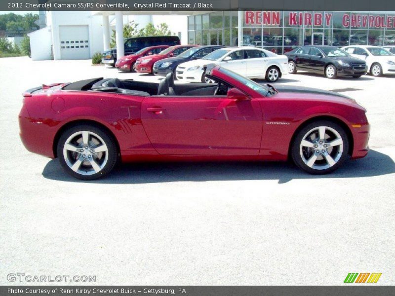 Crystal Red Tintcoat / Black 2012 Chevrolet Camaro SS/RS Convertible