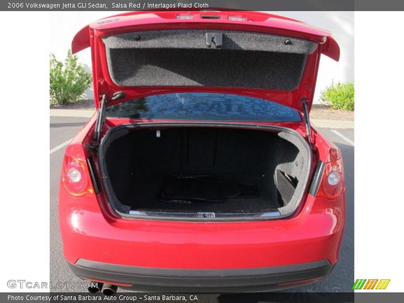 Salsa Red / Interlagos Plaid Cloth 2006 Volkswagen Jetta GLI Sedan