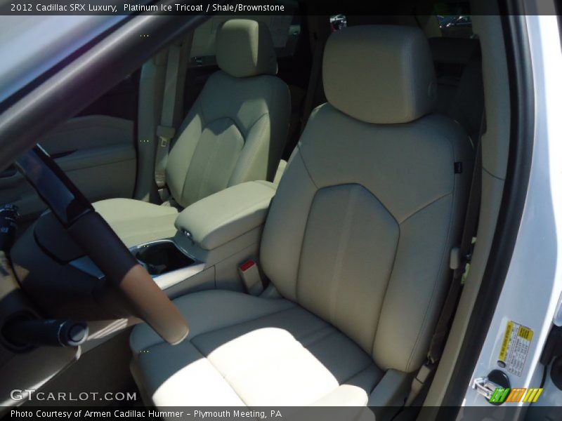 Platinum Ice Tricoat / Shale/Brownstone 2012 Cadillac SRX Luxury